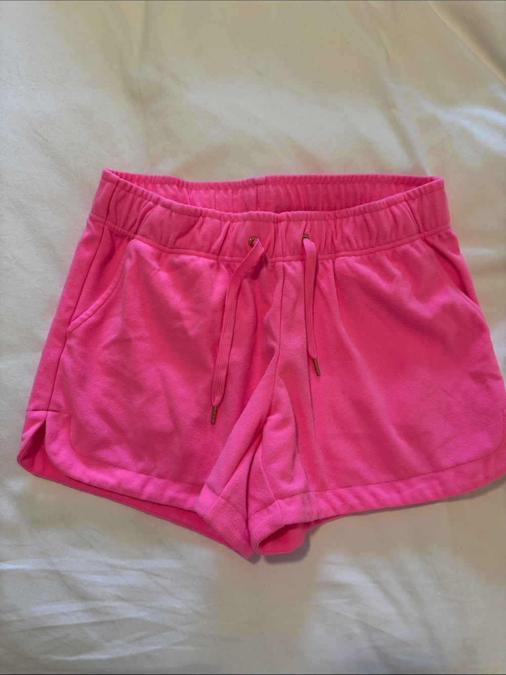 Lilly Pulitzer Bright Pink Drawstring Athletic Shorts